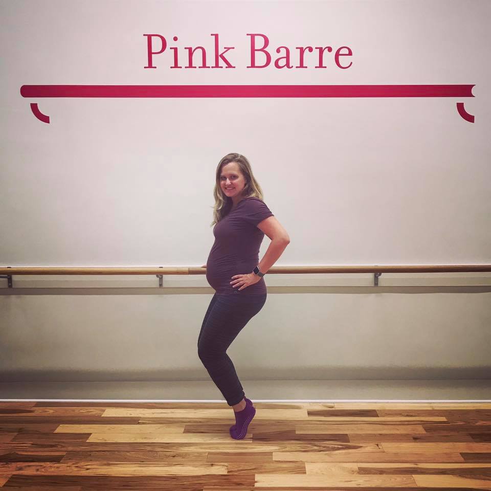 Pink Barre while pregnant